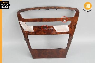 07-14 Mercedes W216 CL550 CL63 Center Console Command Unit Radio Bezel Trim OEM - Image 1 of 4