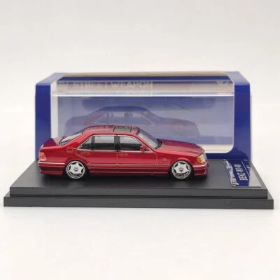 1/64 Street Weapon Benz W140 S600 Red Limited 499 Diecast Model Car Collection - Bild 1 von 4