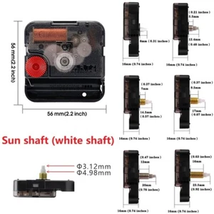 12888 Quartz Battery Wall Clock Movement Mechanism Repair Tool Replace Points UA - Picture 1 of 14