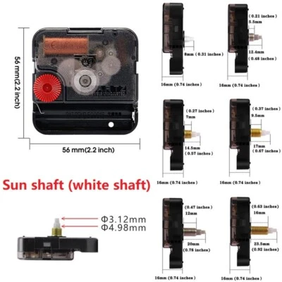 12888 Quartz Battery Wall Clock Movement Mechanism Repair Tool Replace Points UA - Image 1 of 4