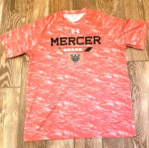 Under Armour Mercer University Bears Loose Fit Orange Football Training XL Cover