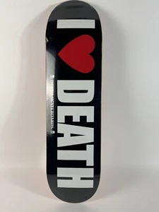 I love Death - Death Skateboards 8.5 " FREE SHIPPING! Brand New Sealed - Picture 1 of 5