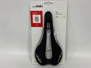 Selle Italia SLR Superflow L3 (145x 275mm) Ti316 Rail Saddle (Black) - Picture 1 of 15
