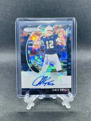 2019-20 Panini Prizm Football Draft Picks 1/1 James Morgan Black RC AUTO - Image 1 of 2