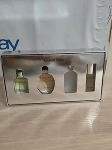 Calvin Klein Mini Gift Set Men's 4 Pc - Eternity Obsession CK Escape 15ml 0.5 fl - Picture 1 of 7