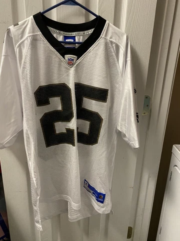 Reebok New Orleans Saints Reggie Bush White Jersey Men’s Large Cover
