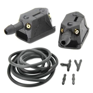Windscreen Wiper Washer Nozzles Jet 8/9mm Onto 4 Way Mounted Arm Nozzles Jet - Picture 1 of 8