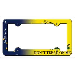 Alaska Dont Tread Novelty Metal License Plate Frame - Picture 1 of 1