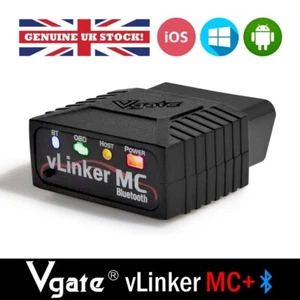 Scanner de diagnostic G8 Vgate vLinker MC+ OBDII Bluetooth OBD2 Android Windows IOS - Photo 1/20