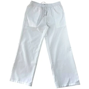 Coofandy Yoga Pants Men's UK Size XL White Elasticated Waist Drawstring - Picture 1 of 9