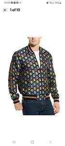 Robert Graham HYBRID Limited Edition Alien Bomber Jacket Medium $698 Reversible - Picture 1 of 10