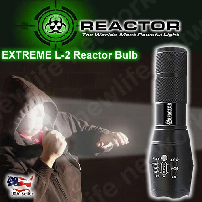 REACTOR EXTREME SHADOW TC1200 BLACK HAWK Flashlight IN STOCK NOW FREE SHIPPING - Image 1 of 4