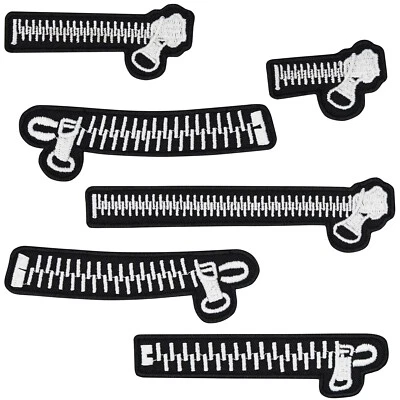 Reißverschluss Patch Set Aufnäher Reißverschlüsse zum aufbügeln | Zipper Patches