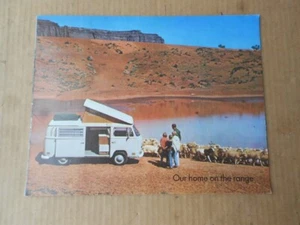 1970 VW Volkswagen Campmobile Bus Dealer Sales Color Brochure Original OEM - Picture 1 of 9