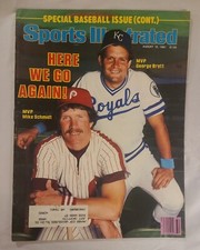 Sports Illustrated August 1981 "MVP's George Brett & Mike Schmidt" 