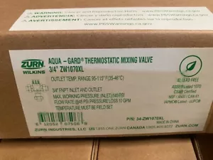 Zurn 34-ZW1070XL 3/4" bleifreies Thermostat-Mischventil 95 bis 115 °F - Bild 1 von 1