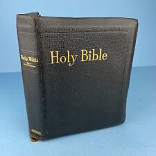 Vintage Holy Bible, Genuine Morocco Leather, KJV Self Pronouncing John Winston