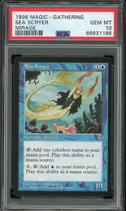 1996 Magic the Gathering MTG Mirage Sea Scryer PSA 10 Pop 2 - Picture 1 of 2
