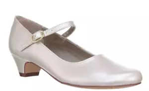 NINA SEELEY Bone Pearlize Girls Dress Shoes - US 4.5 Youth - Picture 1 of 5