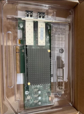 NEW EMULEX LPe32002-M2 AP 32G FC Dual-Port FC HBA Card Gen6 with 2 Transceivers - Image 1 of 2