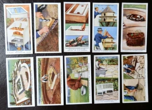 W.D. & H.O. WILLS LTD 1938 - GARDEN HINTS - FULL SET OF 50 CARDS - Picture 1 of 10