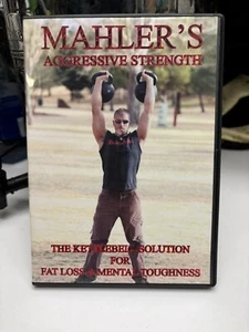 Mahler's Aggressive Strength DVD Kettlebell Workout Cardio Training Fat Loss - Imagen 1 de 3