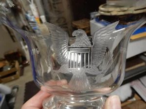 PAIRPOINT BICENTENNIAL GLASS BOWL SIGNED BRYANT SILVA 1776-1976 - Picture 1 of 8