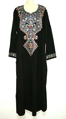 Abaya Maxikleid arabisches Kleid Dschellaba Jellabiya Jellaba Djelaba EID - Bild 1 von 2