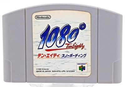 1080 Ten Eighty Snow Boading Nintendo 64 Cartridge Only Japan - Image 1 of 3