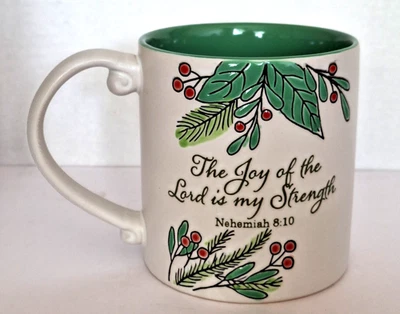 Taza de café Spectrum Designz The Joy Of Our Lord Nehemías 8:10 grande 24 oz Foto 1 de 4