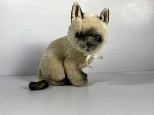 Vintage 1987 Apfelmus Avanti Siamkatze Plüschtier 8 Zoll sitzend Stofftier - Bild 1 von 8