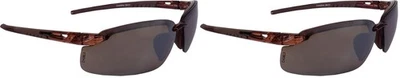 Gafas de seguridad CROSSFIRE29117 marrón, resistentes a los arañazos, sin marco Foto 1 de 4