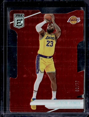 2023-24 Donruss Elite LeBron James #153 Aspirations Die Cut 60/77 Lakers - Image 1 of 2