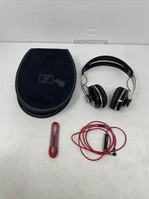 Sennheiser Momentum 1.0 Primera Generación Auriculares con Cable Sobre la Oreja Negro-Rojo con Estuche Foto 1 de 4