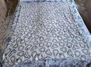 Disney Baymax Big Hero 6 White Throw Blanket Soft Fleece 48" x 60" - Imagen 1 de 5