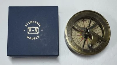 Brass Vintage Sundial ~Henry Hughes Son London~ - Image 1 of 4