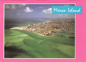 Postkarte, Marco Island, Florida, Luftaufnahme - Bild 1 von 2