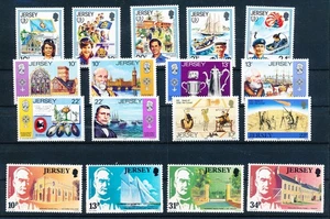 LS55176 Jersey youth year historical figures fine lot MNH - Picture 1 of 1
