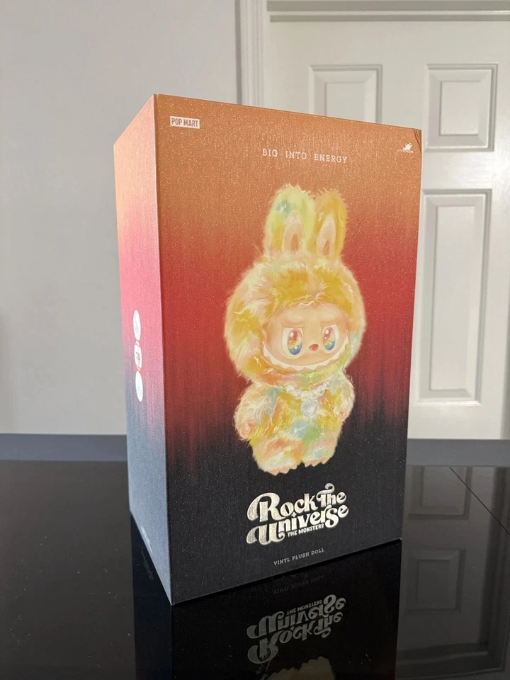 "Figura de vinilo auténtica Pop Mart Labubu Rock the Universe Big Into Energy 16,5""" Foto 1 de 1
