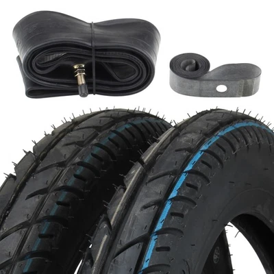 2x Reifen Kenda K208 2.50-17 (2 1/2 x 17) 38P TT + Schlauch + Felgenband - Bild 1 von 4