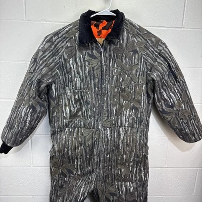 Vintage Walls Coveralls 2XL Blizzard Pruf Insulated REVERSIBLE Camo Orange XL - Image 1 of 4