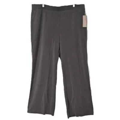 Soft Surroundings Wellbeing Pants NEW Charcoal Grey Size 1X Gray Pants - Image 1 of 4