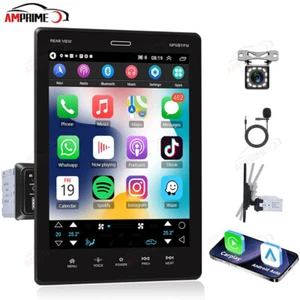 Single 1DIN CarPlay Autoradio mit Drehbarer 9,5 Zoll Touchscreen Rückfahrkamera - Bild 1 von 23