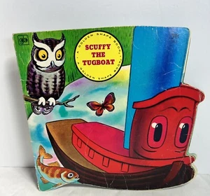 Vintage Scuffy The Tugboat A Golden Shape Book Softcover Children’s 1972 - Picture 1 of 5
