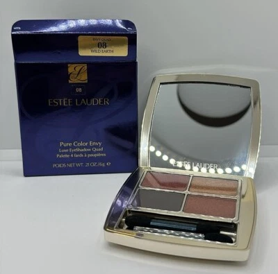 Estee Lauder Pure Color Envy Luxe Eyeshadow Quad 08 Wild Earth .21 oz 6g - Image 1 of 4