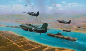 The Sleeping Giant Awakes by Richard Taylor autographed by Pearl Harbor veterans - Picture 1 of 5