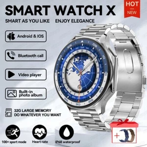 2024 New For Xiaom OPPO Watch X Smart Watch Men 4G Memory Bluetooth Waterproof - Picture 1 of 26