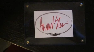 HOWARD STERN SIGNED AUTOGRAPHED CUT (4x6 LUCITE-HOLDER) - Picture 1 of 2