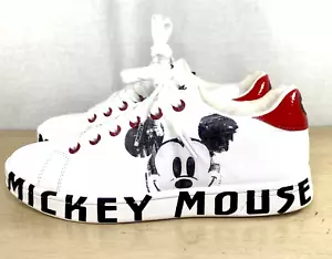 DESIGUAL Zapatos Cósmicos Mickey Mouse Blanco Mujer Talla 7.5 Disney Tenis 20WSKP37 - Imagen 1 de 13