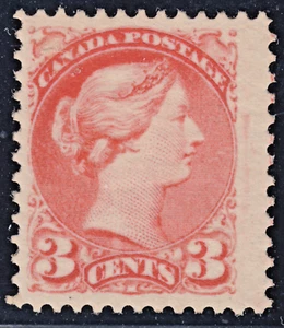 Canada 3c Small Queen, Scott 41, VF MNH, catalogue - $270 - Picture 1 of 2